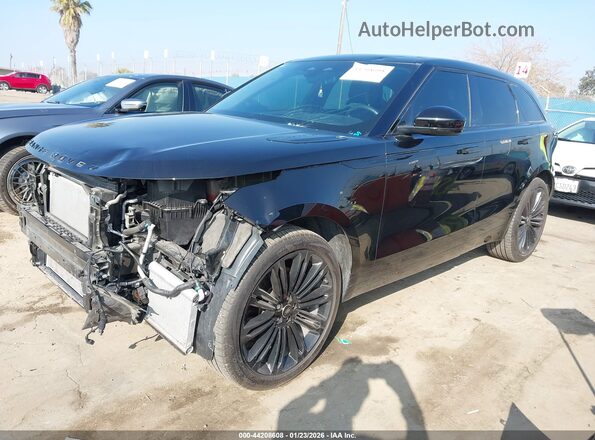 SALYL2FU8SA807095 2025 LAND ROVER RANGE ROVER VELAR Черный Передняя левая четверть