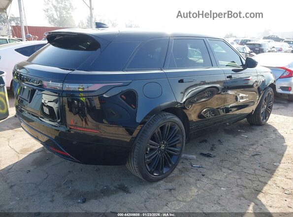 SALYL2FU8SA807095 2025 LAND ROVER RANGE ROVER VELAR Черный Задняя правая четверть