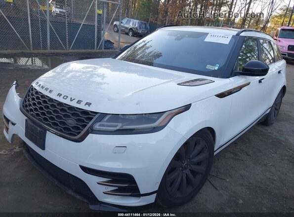 SALYL2RV9JA729705 2018 LAND ROVER RANGE ROVER VELAR White Առջևի ձախ երեք քառորդ տեսարան