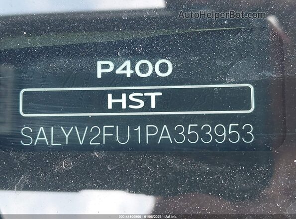 SALYV2FU1PA353953 2023 LAND ROVER RANGE ROVER VELAR Black 