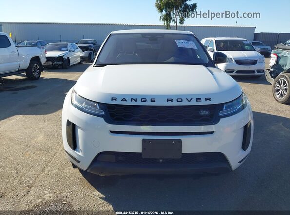 SALZJ2FX7MH122942 2021 LAND ROVER RANGE ROVER EVOQUE White Widok zestawu wskaźników