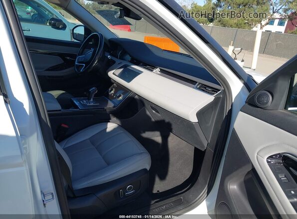 SALZJ2FX7MH122942 2021 LAND ROVER RANGE ROVER EVOQUE White Widok wnętrza z przodu