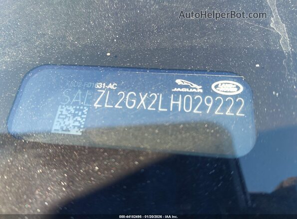 SALZL2GX2LH029222 2020 LAND ROVER RANGE ROVER EVOQUE Silver 