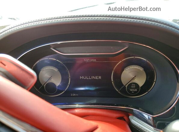 SCBBB6ZG7PC007285 2023 BENTLEY OTHER Silver Instrument cluster view