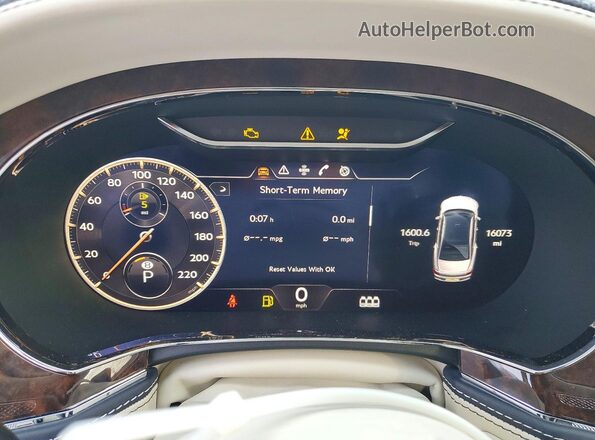 SCBBG6ZG3MC089092 2021 BENTLEY OTHER Blue ხელსაწყოთა პანელის ხედი
