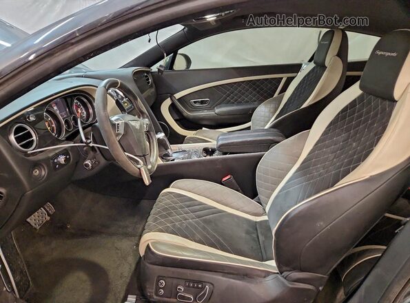 SCBFB7ZA0HC063802 2017 BENTLEY OTHER Gray წინა სალონის ხედი