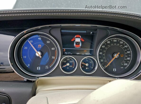 SCBFT7ZA1GC056871 2016 BENTLEY OTHER Black Vista del cuadro de instrumentos