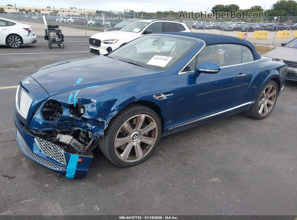 SCBGU3ZA3GC052654 2016 BENTLEY OTHER Blue Առջևի ձախ երեք քառորդ տեսարան