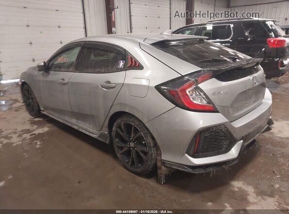 SHHFK7G44JU219972 2018 HONDA CIVIC Silver Rear left