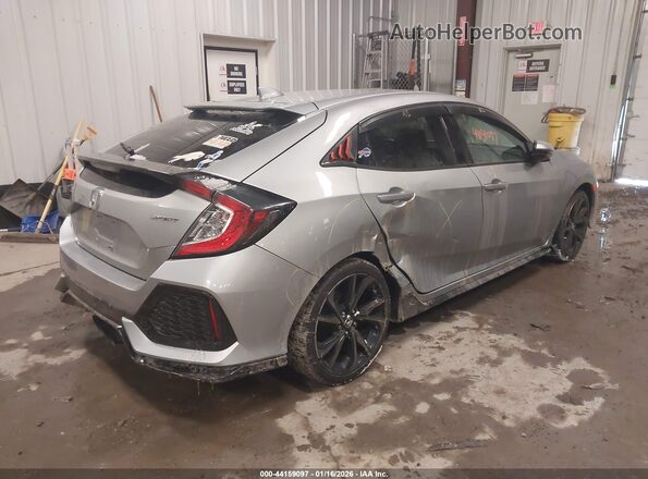 SHHFK7G44JU219972 2018 HONDA CIVIC Silver Rear right