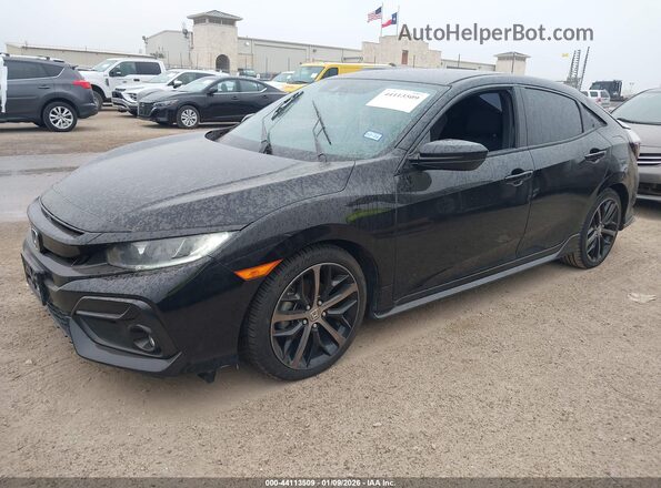 SHHFK7H42MU226485 2021 HONDA CIVIC Black Przód lewy