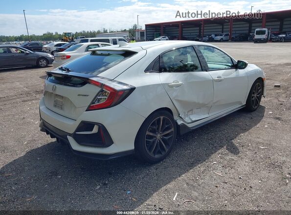 SHHFK7H43MU405859 2021 HONDA CIVIC White Trasero derecho