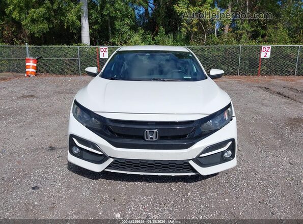 SHHFK7H43MU405859 2021 HONDA CIVIC White Vista del cuadro de instrumentos