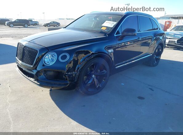 SJAAC2ZV4HC015750 2017 BENTLEY BENTAYGA Черный Передняя левая четверть