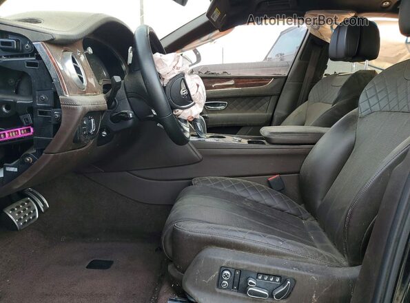 SJAAC2ZVXHC012982 2017 BENTLEY BENTAYGA Черный Вид салона спереди