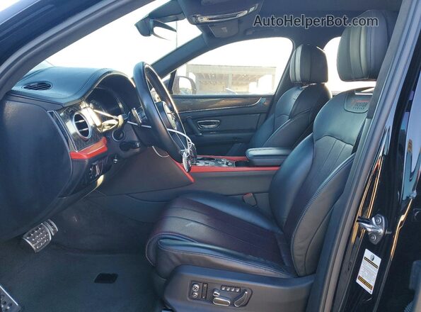 SJAAM2ZV1LC029269 2020 BENTLEY BENTAYGA Black წინა სალონის ხედი