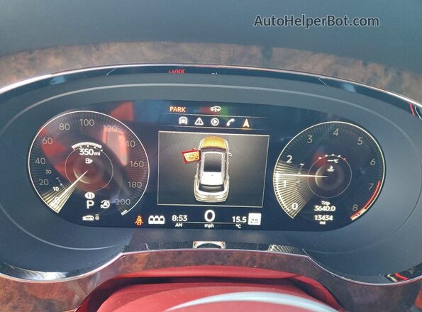 SJAAT2ZV8PC019914 2023 BENTLEY BENTAYGA Two Tone Vista del cuadro de instrumentos