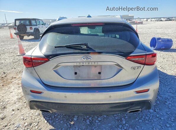 SJKCH5CP9KA008586 2019 INFINITI QX30 Silver Rear view