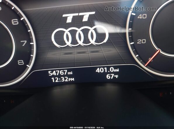 TRUT5CFV5G1027675 2016 AUDI TT Silver 