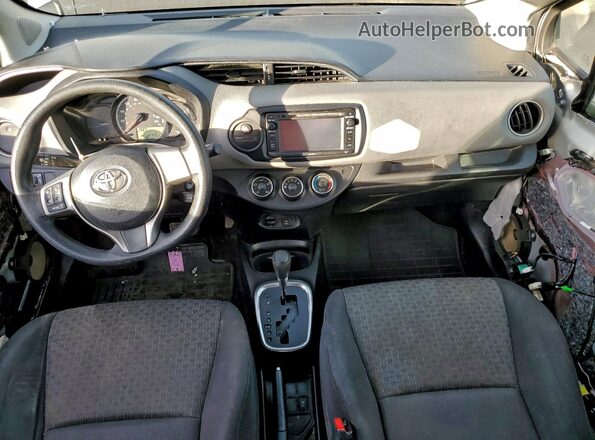 VNKJTUD35GA061928 2016 TOYOTA YARIS Silver Vista del salpicadero