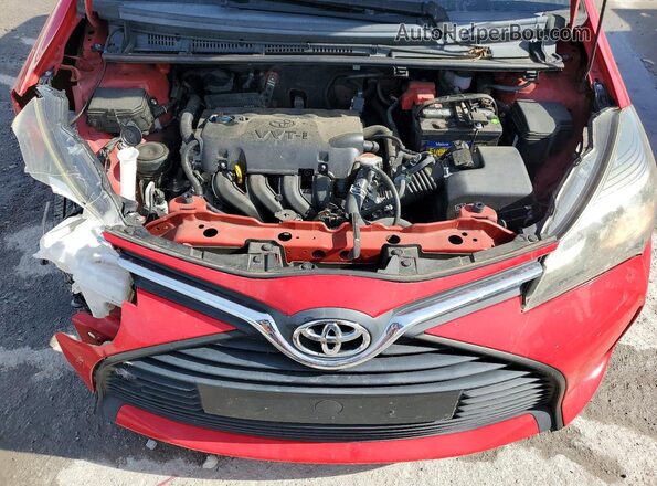 VNKJTUD3XGA066865 2016 TOYOTA YARIS Red Vista del compartimento del motor