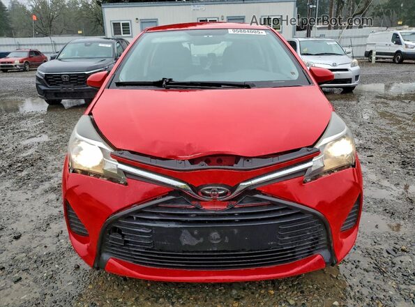 VNKKTUD31GA069920 2016 TOYOTA YARIS Red Widok z przodu