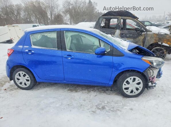VNKKTUD33JA095930 2018 TOYOTA YARIS Синий Передняя правая четверть