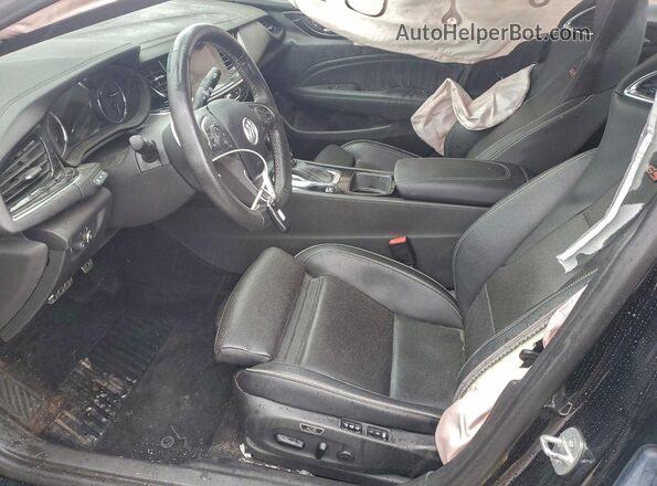 W04GS6SS9K1077225 2019 BUICK REGAL Black Вид салону спереду