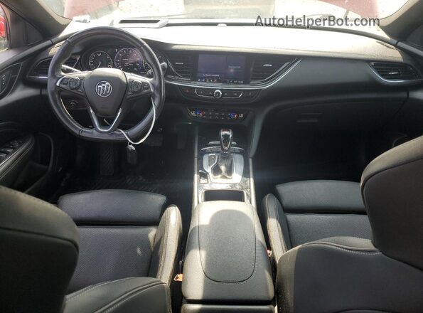 W04GS6SS9L1000579 2020 BUICK REGAL Red Dashboard view