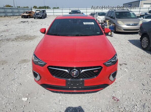 W04GS6SS9L1000579 2020 BUICK REGAL Red Front view