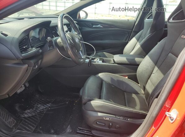 W04GS6SS9L1000579 2020 BUICK REGAL Red Front interior view