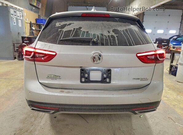 W04GV8SX8L1009224 2020 BUICK REGAL Silver Widok z tyłu