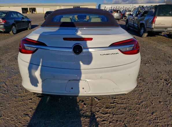 W04WH3N57KG355471 2019 BUICK CASCADA White Rear view