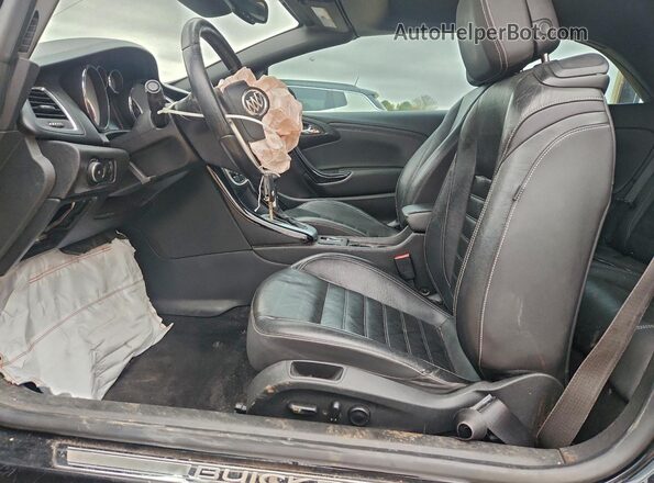 W04WH3N58HG021460 2017 BUICK CASCADA Черный Вид салона спереди