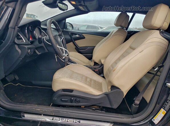 W04WT3N5XGG037866 2016 BUICK CASCADA Black წინა სალონის ხედი