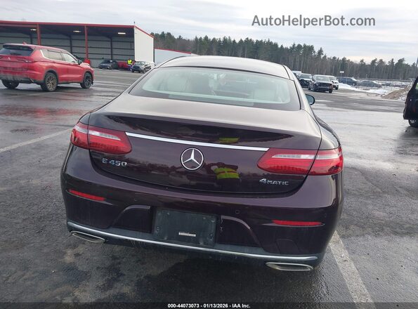W1K1J6JB4LF141486 2020 MERCEDES-BENZ E-CLASS Burgundy 