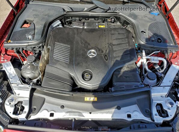 W1K1K5JB4MF158930 2021 MERCEDES-BENZ E Red Вид задньої частини салону