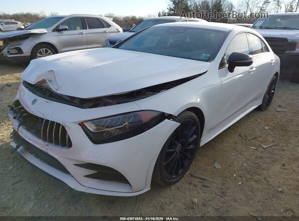 W1K2J5KB5MA091421 2021 MERCEDES-BENZ CLS-CLASS White Vista tres cuartos delantera izquierda