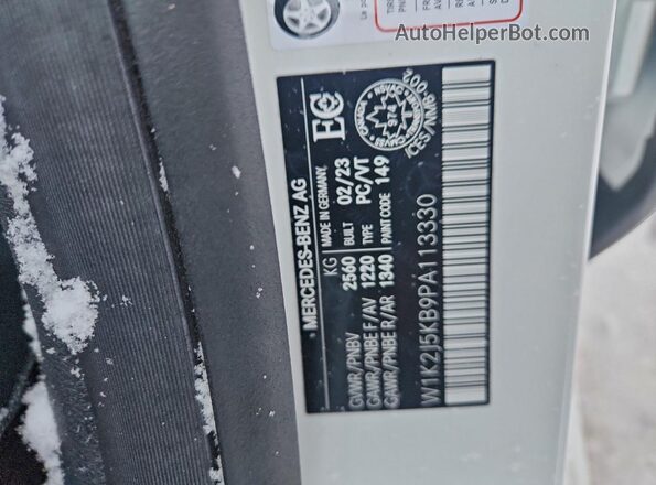 W1K2J5KB9PA113330 2023 MERCEDES-BENZ CLS-CLASS Белый 