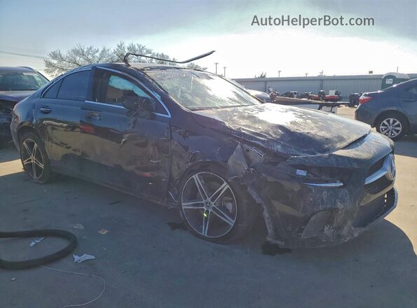 W1K3G4EB0MJ258132 2021 MERCEDES-BENZ A Черный Передняя правая четверть
