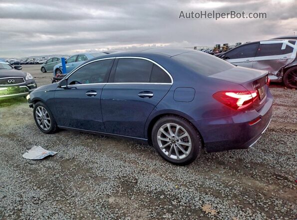 W1K3G4EB0MJ270541 2021 MERCEDES-BENZ A Blue Trasero izquierdo