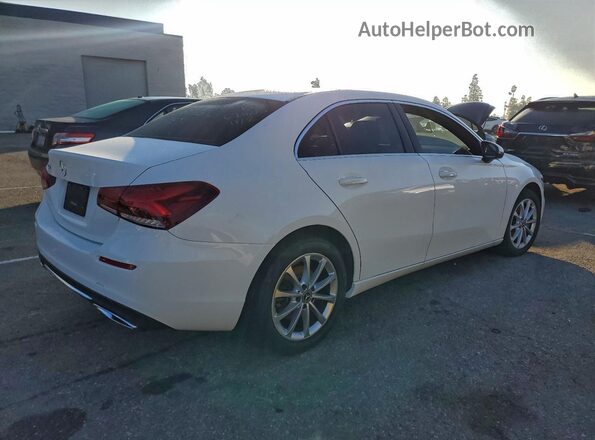 W1K3G4EB0MJ312741 2021 MERCEDES-BENZ A White Tył prawy