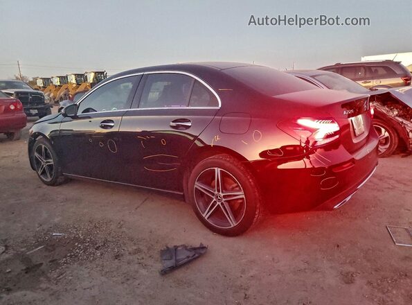 W1K3G4EB0MJ317423 2021 MERCEDES-BENZ A Black Rear left