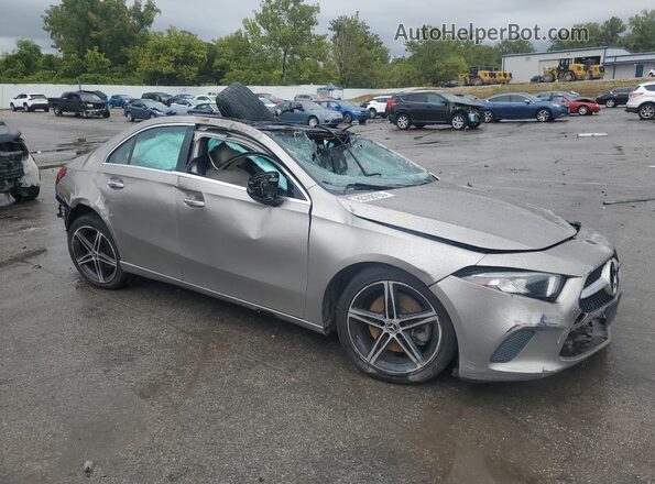 W1K3G4EB2MJ264434 2021 MERCEDES-BENZ A Серый Передняя правая четверть