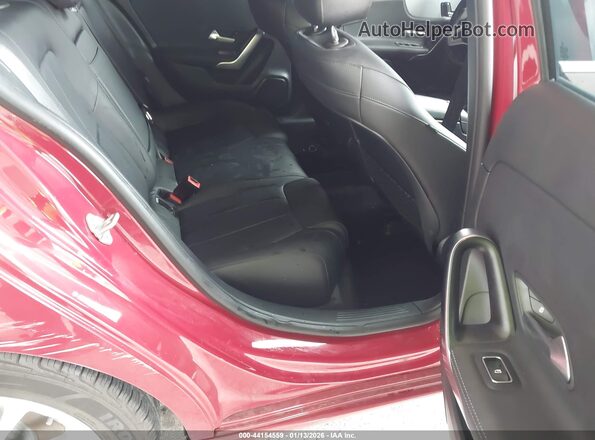 W1K3G4EB3MJ277158 2021 MERCEDES-BENZ A 220 Red Widok naklejki z numerem VIN