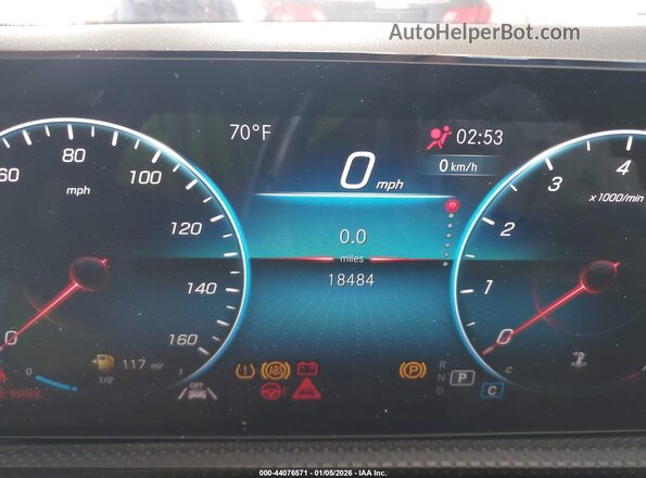 W1K3G4EB3MJ286118 2021 MERCEDES-BENZ A 220 Красный Вид задних сидений