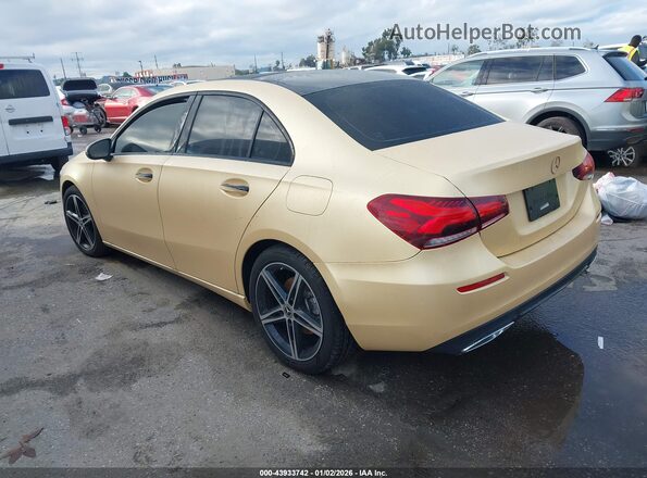 W1K3G4EB3NJ352362 2022 MERCEDES-BENZ A 220 Gold Rear left