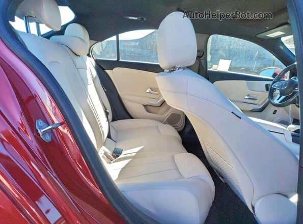 W1K3G4EB4MJ273412 2021 MERCEDES-BENZ A Красный Вид задних сидений