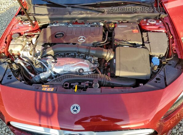 W1K3G4EB4MJ273412 2021 MERCEDES-BENZ A Красный Вид задней части салона