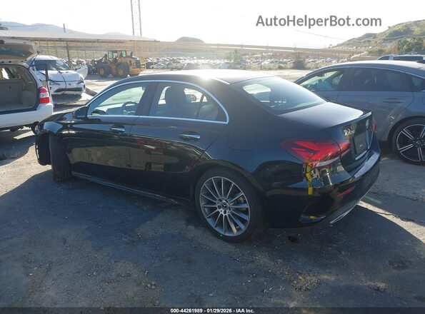 W1K3G4EB4NJ338762 2022 MERCEDES-BENZ A 220 Black Rear left